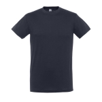 T-shirts publicitaires unisexes en 100% coton 150 g/m² SOL'S Regent couleur bleu foncé