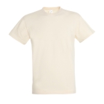 T-shirts publicitaires unisexes en 100% coton 150 g/m² SOL'S Regent couleur naturel deuxième vue