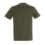 T-shirts publicitaires unisexes en 100% coton 150 g/m² SOL'S Regent couleur vert militaire vue arrière