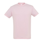 T-shirts publicitaires unisexes en 100% coton 150 g/m² SOL'S Regent couleur rose clair 