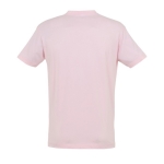 T-shirts publicitaires unisexes en 100% coton 150 g/m² SOL'S Regent couleur rose clair  vue arrière