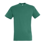 T-shirts publicitaires unisexes en 100% coton 150 g/m² SOL'S Regent couleur vert émeraude