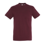 T-shirts publicitaires unisexes en 100% coton 150 g/m² SOL'S Regent couleur grenat huitième vue