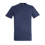 T-shirts publicitaires unisexes en 100% coton 150 g/m² SOL'S Regent couleur bleu jean