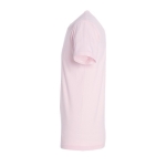 T-shirts publicitaires unisexes en 100% coton 150 g/m² SOL'S Regent couleur rose pastel vue latérale