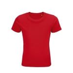 T-shirt pour enfants en coton 100% biologique 175 g/m² SOL'S Pioneer couleur rouge cinquième vue