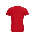 T-shirt pour enfants en coton 100% biologique 175 g/m² SOL'S Pioneer couleur rouge vue arrière