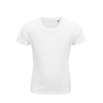 T-shirt pour enfants en coton 100% biologique 175 g/m² SOL'S Pioneer couleur blanc neuvième vue