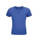 T-shirt pour enfants en coton 100% biologique 175 g/m² SOL'S Pioneer couleur bleu roi troisième vue