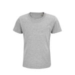 T-shirt pour enfants en coton 100% biologique 175 g/m² SOL'S Pioneer couleur gris chiné