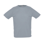 T-shirts personnalisés en polyester respirant 140 g/m² SOL'S Sporty couleur gris huitième vue