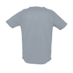 T-shirts personnalisés en polyester respirant 140 g/m² SOL'S Sporty couleur gris vue arrière