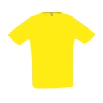 T-shirts personnalisés en polyester respirant 140 g/m² SOL'S Sporty couleur jaune sixième vue