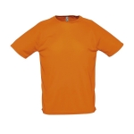 T-shirts personnalisés en polyester respirant 140 g/m² SOL'S Sporty couleur orange