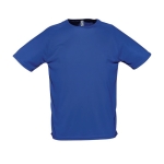 T-shirts personnalisés en polyester respirant 140 g/m² SOL'S Sporty couleur bleu roi troisième vue