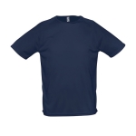 T-shirts personnalisés en polyester respirant 140 g/m² SOL'S Sporty couleur bleu marine