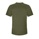 T-shirts personnalisés en polyester respirant 140 g/m² SOL'S Sporty couleur vert militaire vue arrière