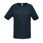 T-shirts personnalisés en polyester respirant 140 g/m² SOL'S Sporty couleur bleu pétrole troisième vue