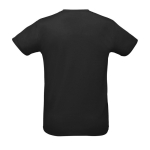 T-shirts techniques sérigraphiés en polyester 130 g/m² SOL'S Sprint couleur noir vue arrière