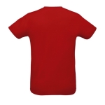 T-shirts techniques sérigraphiés en polyester 130 g/m² SOL'S Sprint couleur rouge vue arrière