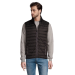 Gilet personnalisé en nylon et polyester 180 g/m² SOL'S Wave couleur noir