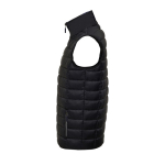 Gilet personnalisé en nylon et polyester 180 g/m² SOL'S Wave couleur noir vue latérale