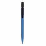 Stylos écologiques avec logo en encre bleue BIC® Media Clic BIO couleur bleu