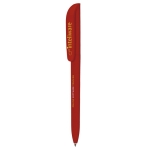 Stylos personnalisés BIC rétractables en encre bleue BIC® Super Clip couleur rouge