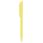 Stylos personnalisés BIC rétractables en encre bleue BIC® Super Clip couleur jaune