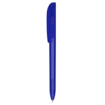 Stylo promotionnel rétractable en encre bleue BIC® Super Clip Clear couleur bleu marine