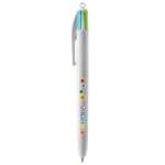 Stylo BIC® 4 Colours Fashion couleur blanc