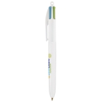 Stylo BIC® 4 Colours Fashion couleur blanc