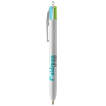 Stylo BIC® 4 Colours Fashion couleur blanc