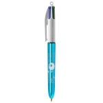 Stylo 4 couleurs personnalisé avec finition brillante 4 Colours Shine couleur bleu