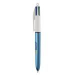 Stylo 4 couleurs personnalisé avec finition brillante 4 Colours Shine couleur bleu