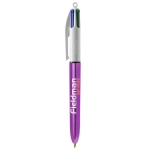 Stylo 4 couleurs personnalisé avec finition brillante 4 Colours Shine couleur violet