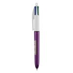 Stylo 4 couleurs personnalisé avec finition brillante 4 Colours Shine couleur violet