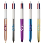 Stylo 4 couleurs personnalisé avec finition brillante 4 Colours Shine couleur rose clair 