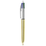 Stylo 4 couleurs personnalisé avec finition brillante 4 Colours Shine couleur doré