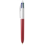 Stylo 4 couleurs personnalisé avec logo BIC® 4 Colours Glacé couleur rouge