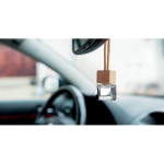 Désodorisant de voiture avec diffuseur pour offrir 5ml Fresh Air couleur bois