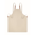 Tablier personnalisé en coton organique 340 g/m2 Organic Cotton couleur beige troisième vue