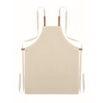 Tablier personnalisé en coton organique 340 g/m2 Organic Cotton couleur beige cinquième vue