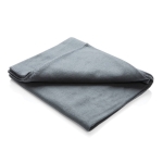 Couverture en polaire fine avec sac de transport 160 g/m² Polar Soft couleur gris