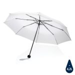 Parapluie pliant en plastique recyclé de couleur vive Ø95 Aware RPET couleur blanc