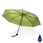 Parapluie pliant en plastique recyclé de couleur vive Ø95 Aware RPET couleur vert