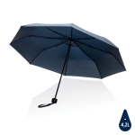 Parapluie pliant en plastique recyclé de couleur vive Ø95 Aware RPET couleur bleu marine