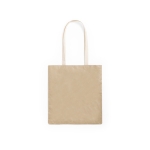 Sac en papier avec poignées en coton 105 g/m2 Laminated Paper Shopper couleur beige première vue