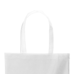 Sac non tissé pour impression d'images en couleur 80 g/m2 Blanc Sublim couleur blanc troisième vue