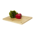 Planche à découper personnalisée pas chère en bois durables Gourmet couleur bois clair